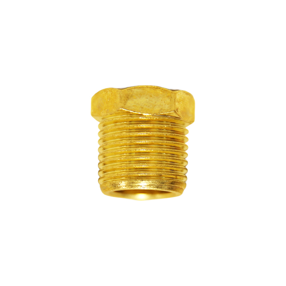 3/8" x 1/4" Brass Reducer Plug
