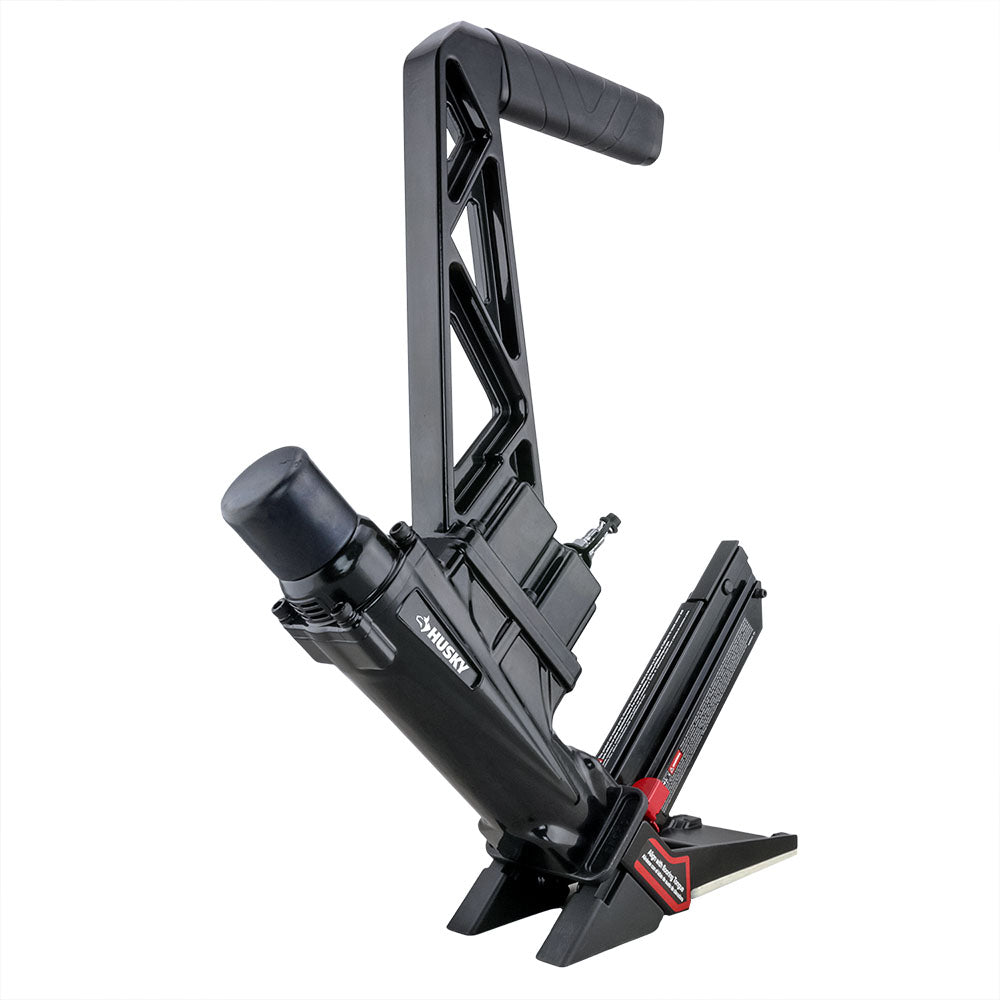 Kit neumático 3 en 1 para clavos/grapas de 5 cm de calibre 15.5 y 16 para pisos