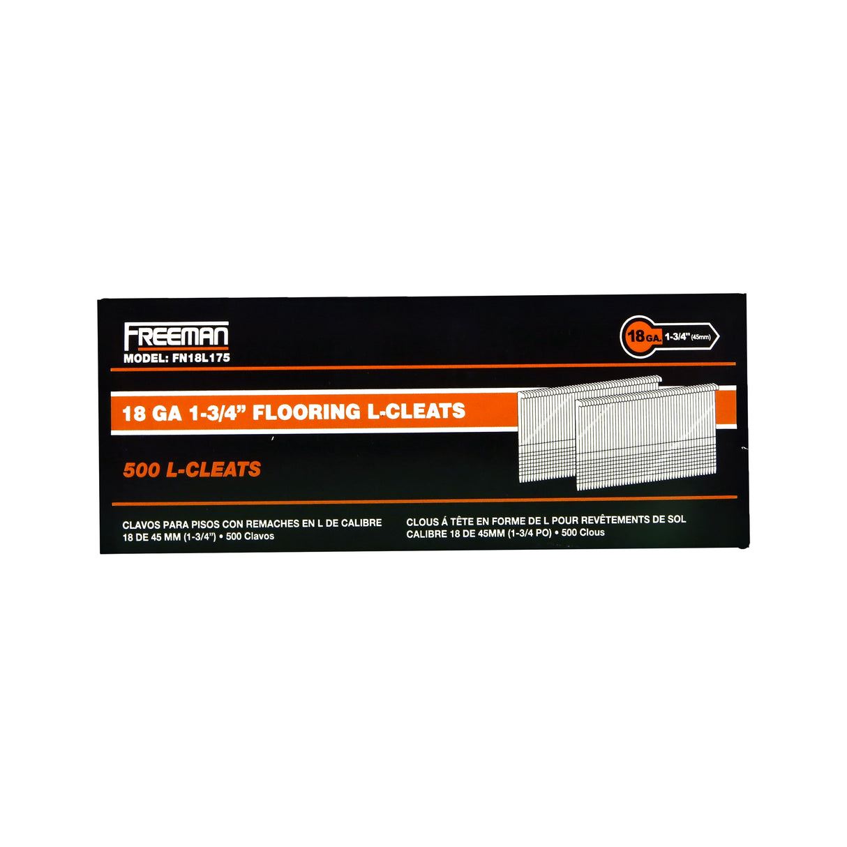 18-Gauge 1-3/4" Glue Collated Flooring L-Cleats (500 Count)