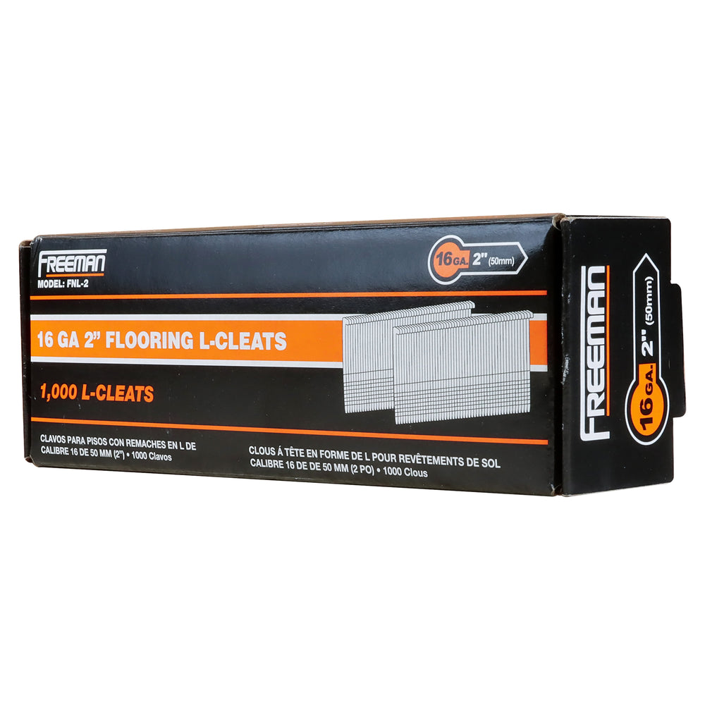16-Gauge 2" Glue Collated Flooring L-Cleats (1000 Count)
