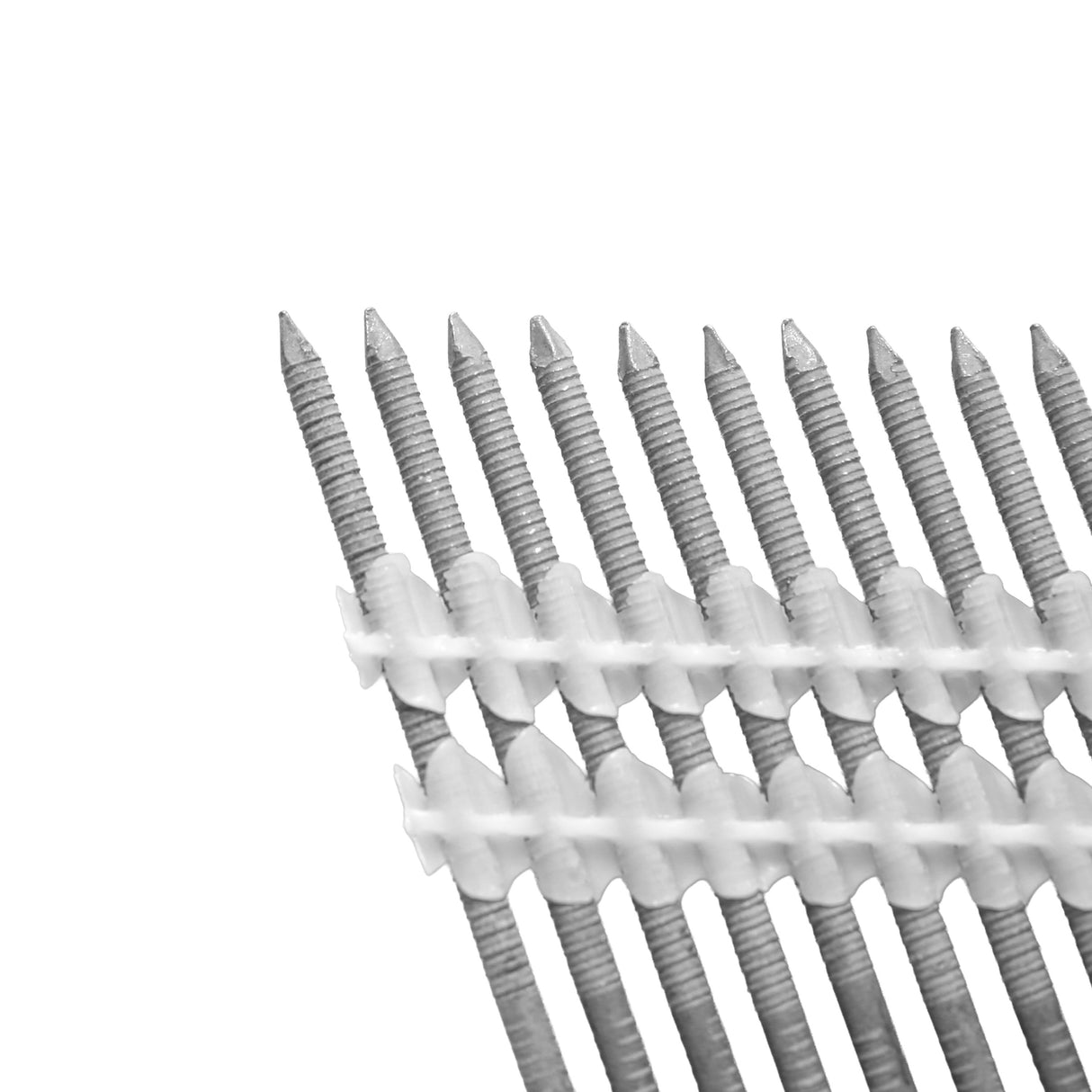 21 Degree .113" x 2" Plastic Collated Galvanized Ring Shank Full Round Head Framing Nails (2000 Count)