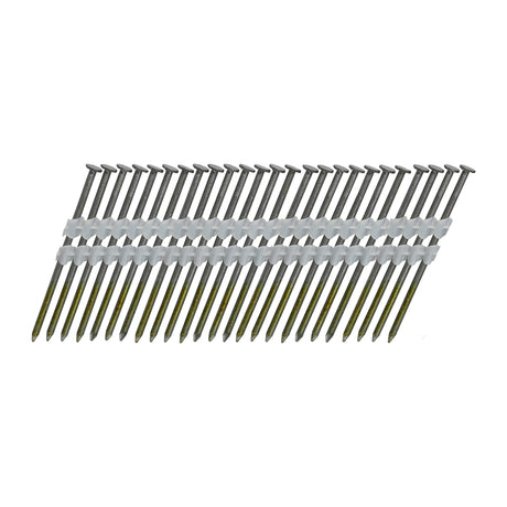 FR.120-3GRS 21 Degree .120" x 3" Plastic Collated Galvanized Ring Shank Full Round Head Framing Nails (2000 Count)