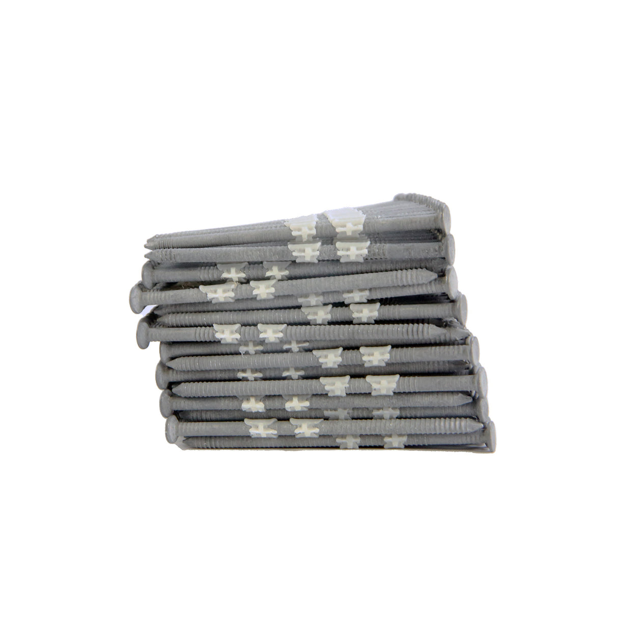 FR.131-314GRS 21 Degree .131" x 3-1/4" Plastic Collated Galvanized Ring Shank Full Round Head Framing Nails (2000 Count)