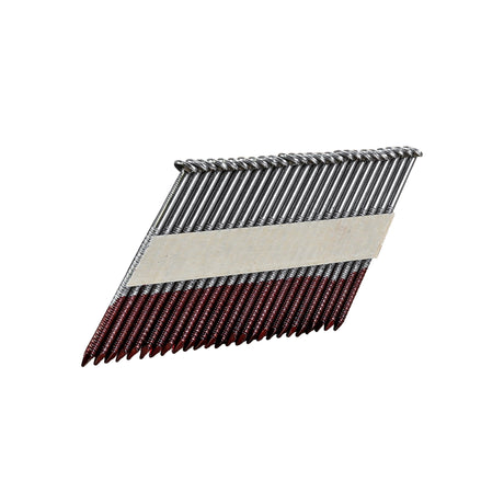 FR.131-34-314B 34 Degree .131" x 3-1/4" Paper Collated Bright Finish Smooth Shank Clipped Head Framing Nails (2000 Count)