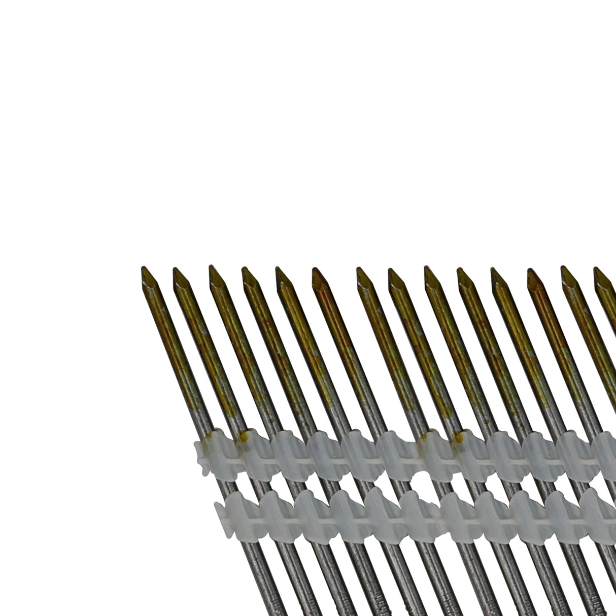 FR.131-3B 21 Degree .131" x 3" Plastic Collated Bright Finish Smooth Shank Full Round Head Framing Nails (2000 Count)