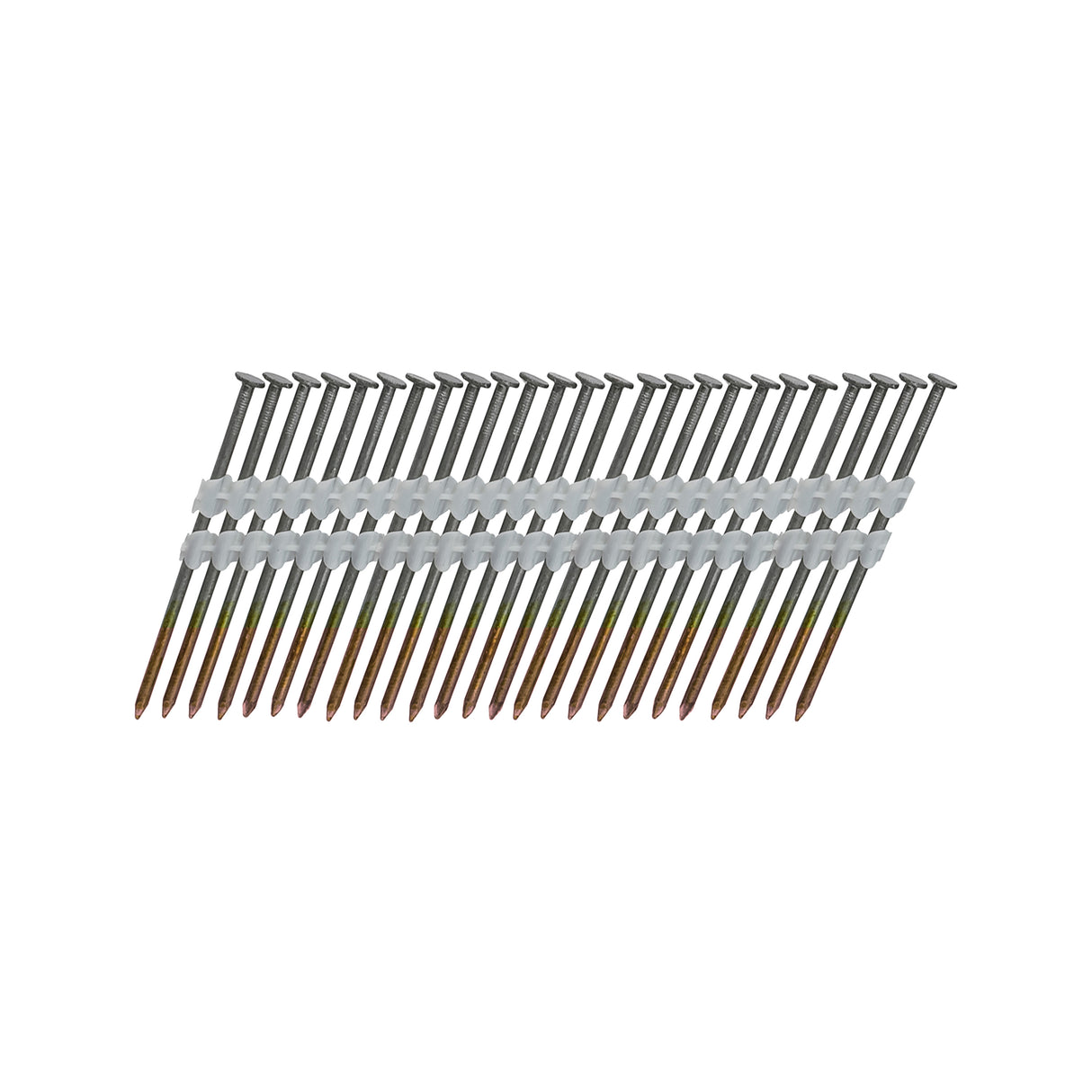 FR21120-3B 21 Degree .120" x 3" Plastic Collated Bright Finish Smooth Shank Full Round Head Framing Nails (2000 Count)