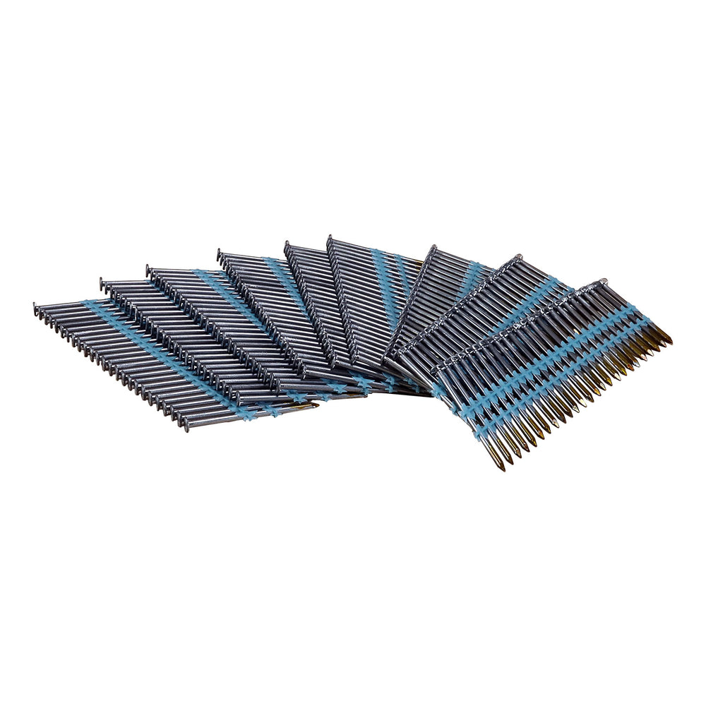 21 Degree 2-3/8" Plastic Collated Smooth Shank Full Round Head Framing Nails (500 Count)