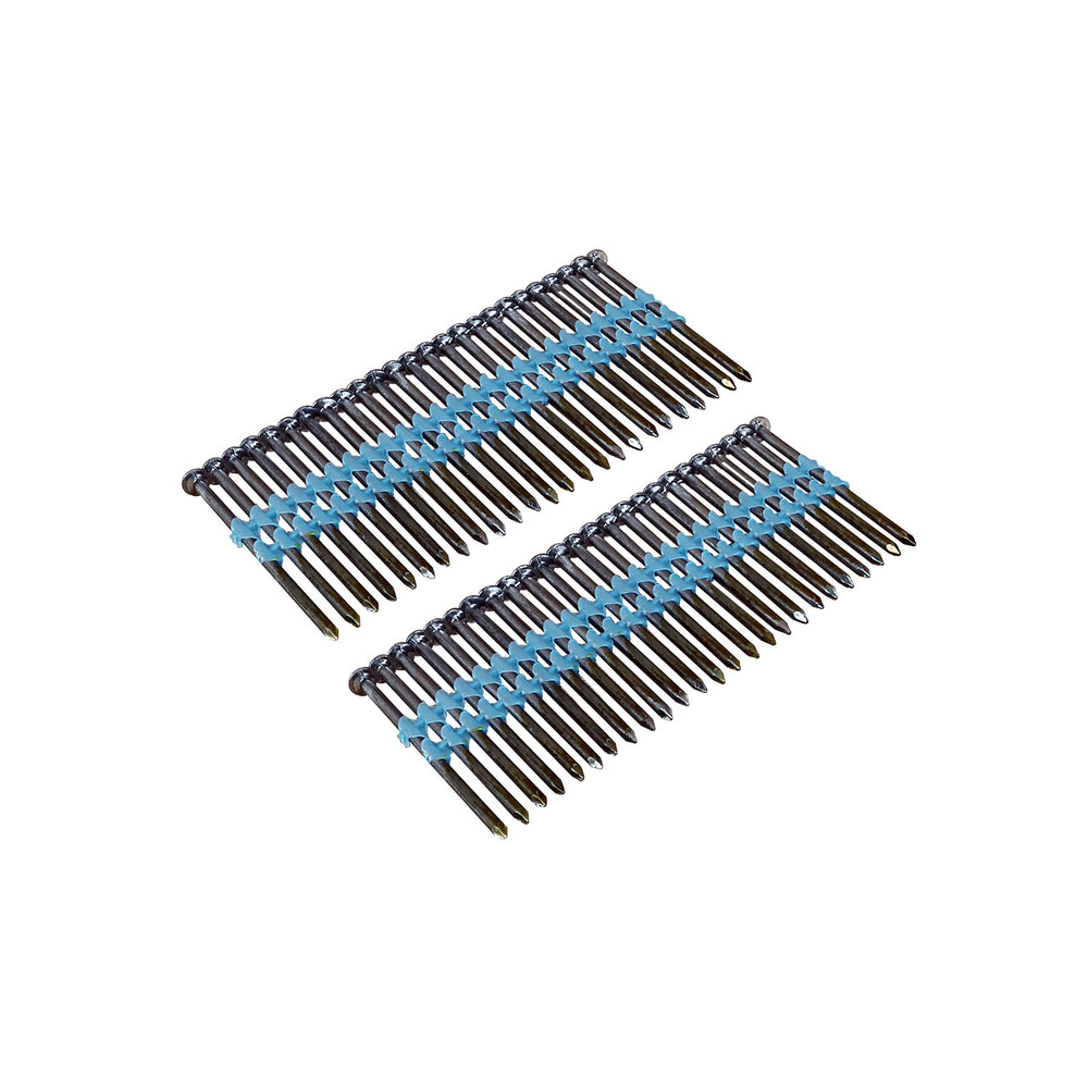 21 Degree .120" x 3" Plastic Collated Full Round Head Smooth Shank Framing Nails (500 Count)