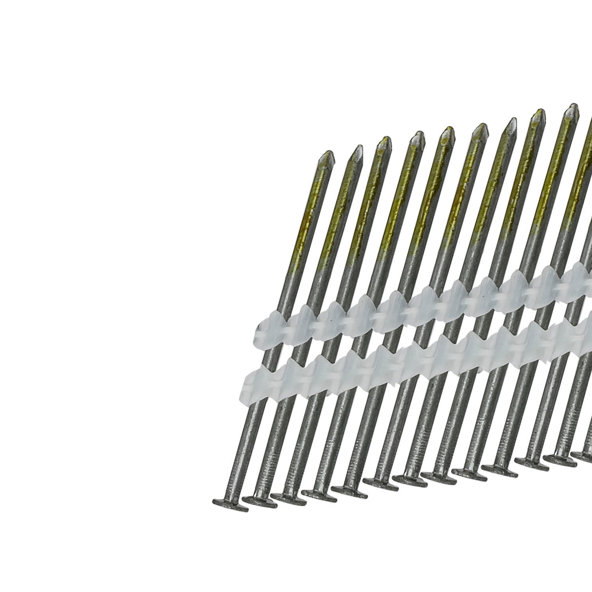 21 Degree .120" x 3" Plastic Collated Full Round Head Smooth Shank Framing Nails (500 Count)