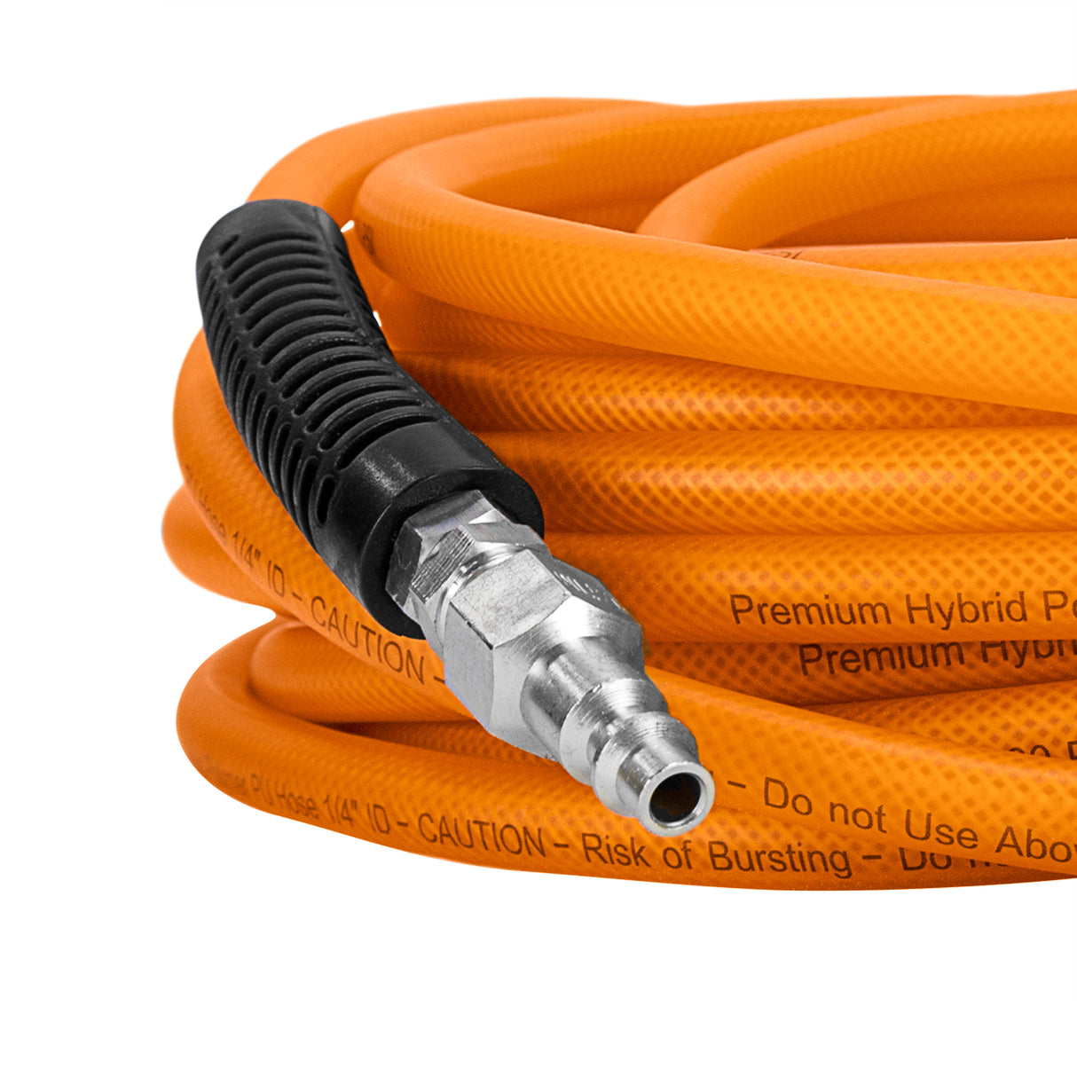 P1450RPUWF 1/4" x 50' Polyurethane Air Hose with 1/4" NPT Fittings