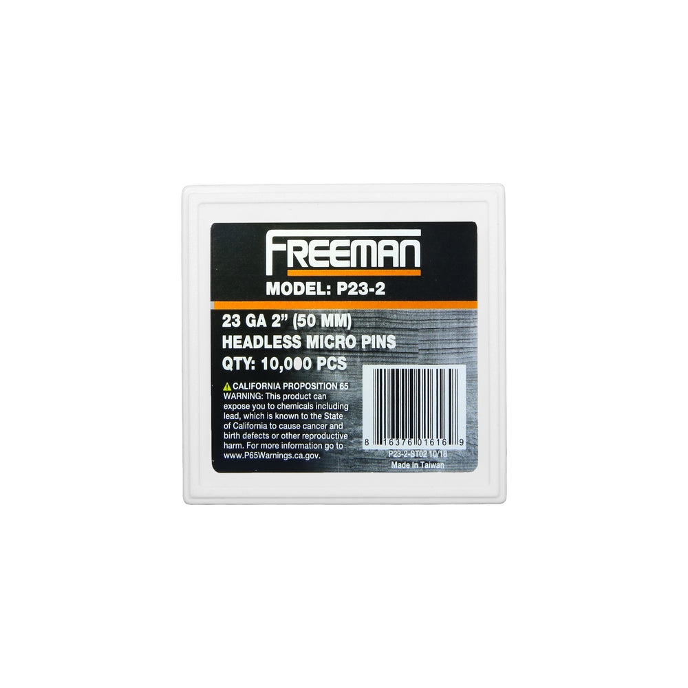 23-Gauge 2" Glue Collated Headless Micro Pins (10,000 Count)