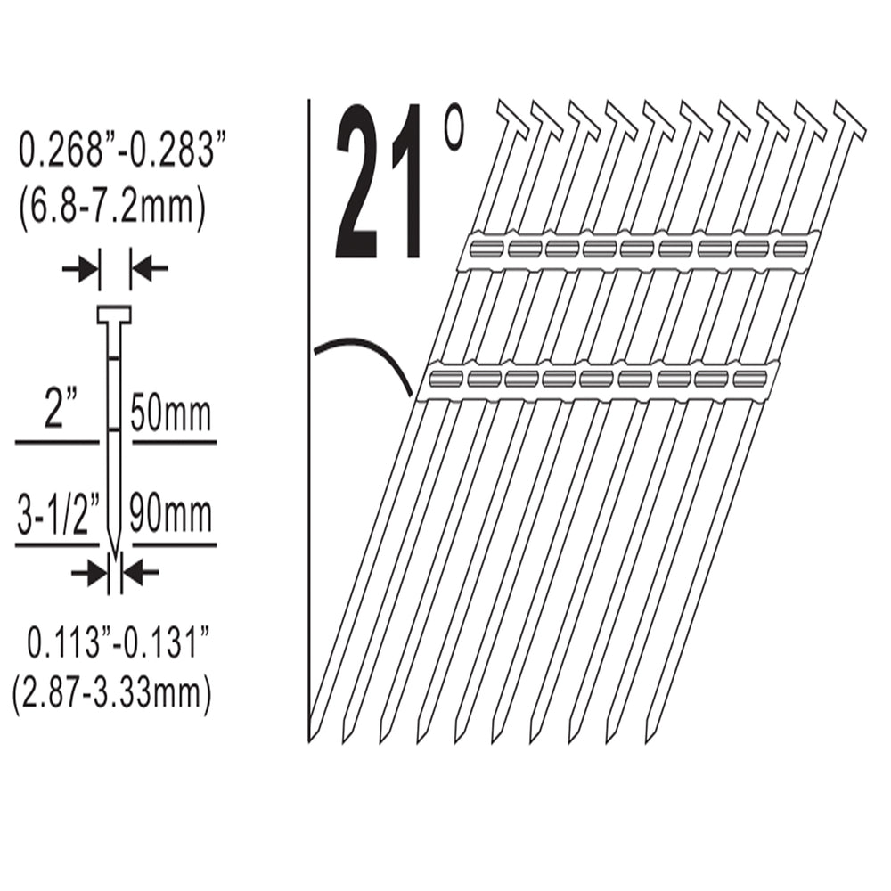 Pneumatic Framing and Finishing Kit with Fasteners (4-Piece)