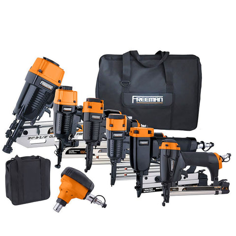 Complete Pneumatic Framing and Finishing Kit (9-Piece)