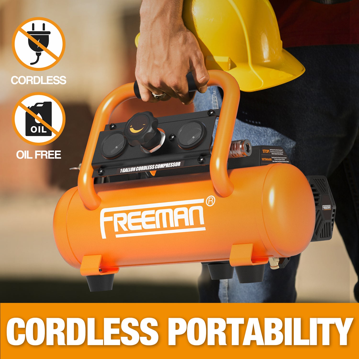 PE20V1GCK 20 Volt Cordless 1 Gallon Air Compressor Kit