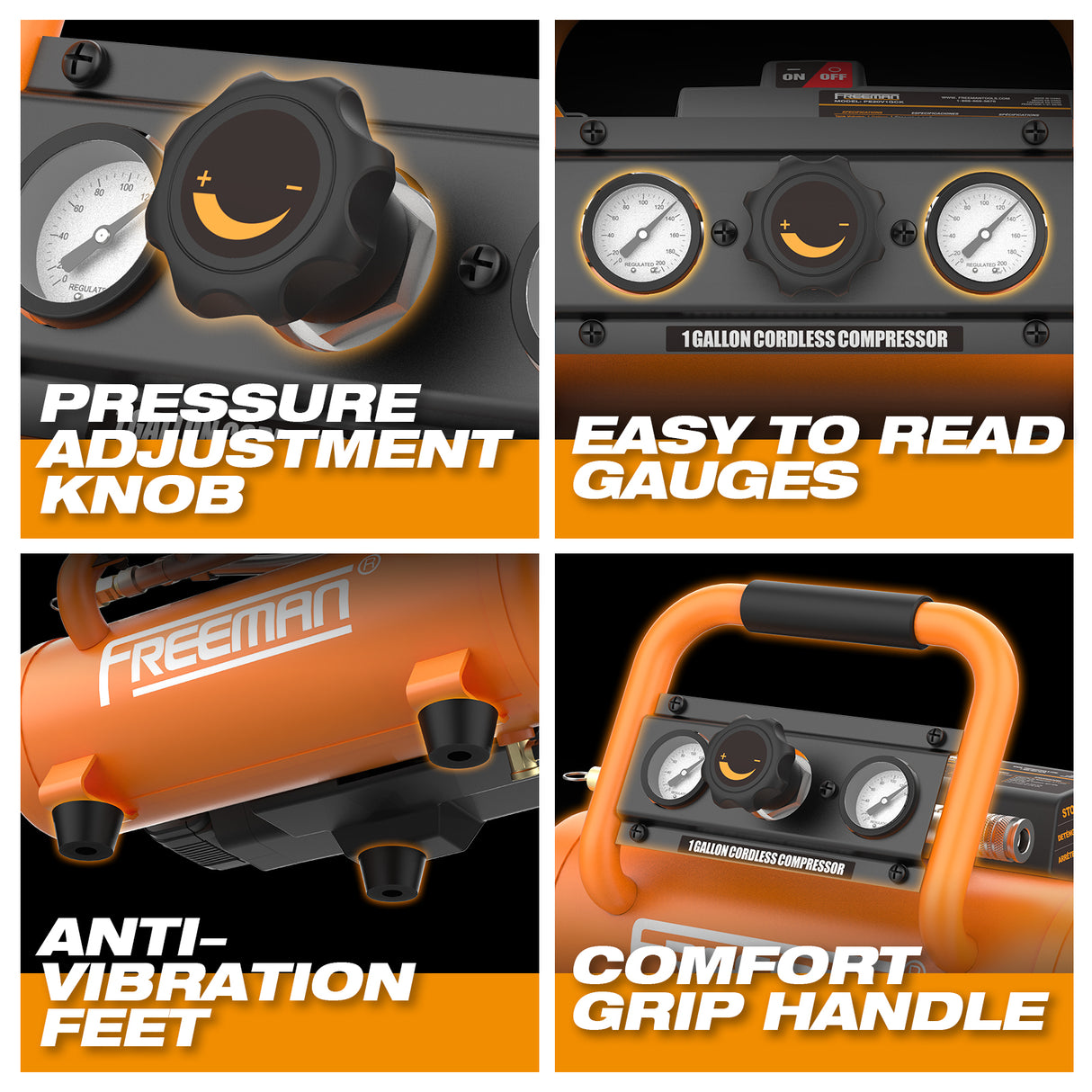 PE20V1GCK 20 Volt Cordless 1 Gallon Air Compressor Kit