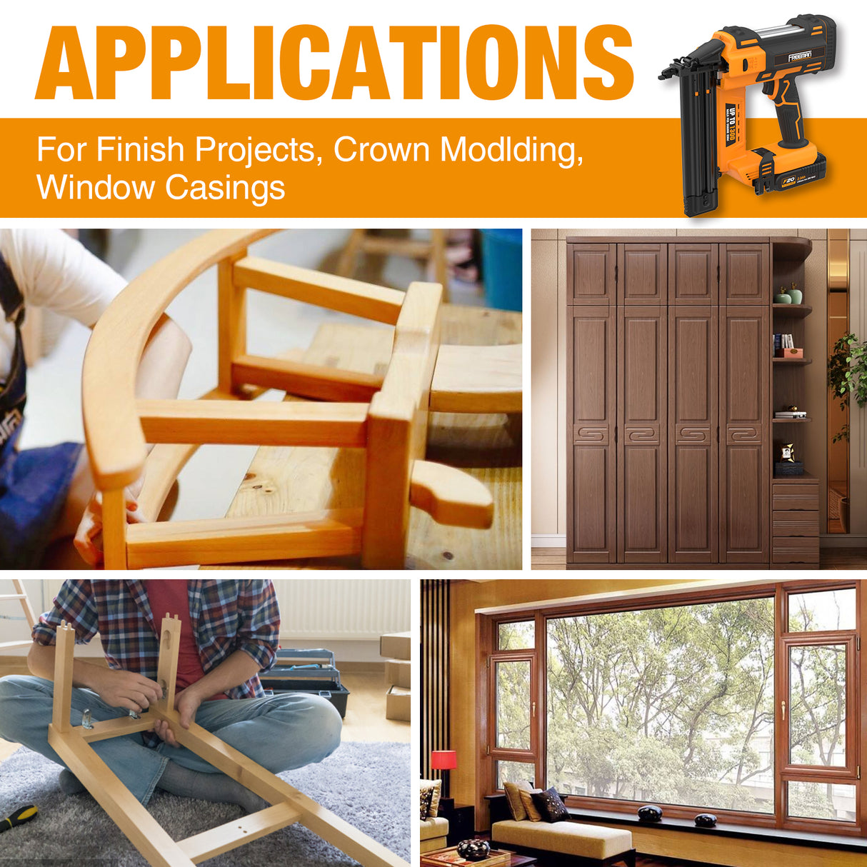 PE20VBR50 20 Volt Cordless 18-Gauge 2" Brad Nailer Kit