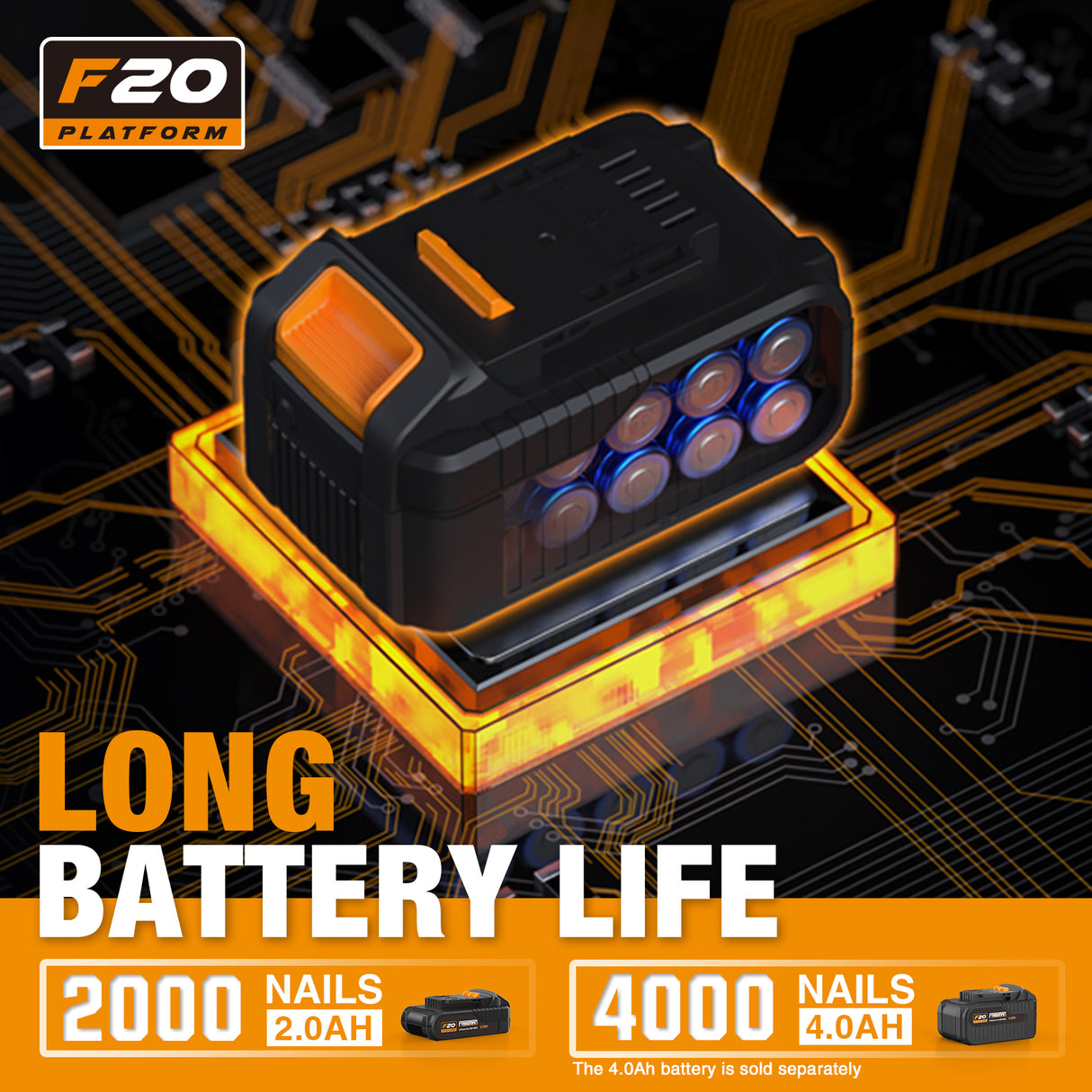 PE20VP23138 20 Volt Cordless 23-Gauge 1-3/8" Pin Nailer Kit