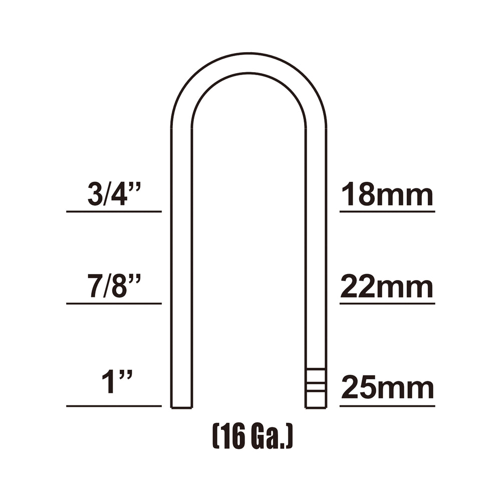 Pneumatic 16-Gauge 1" Fencing Stapler