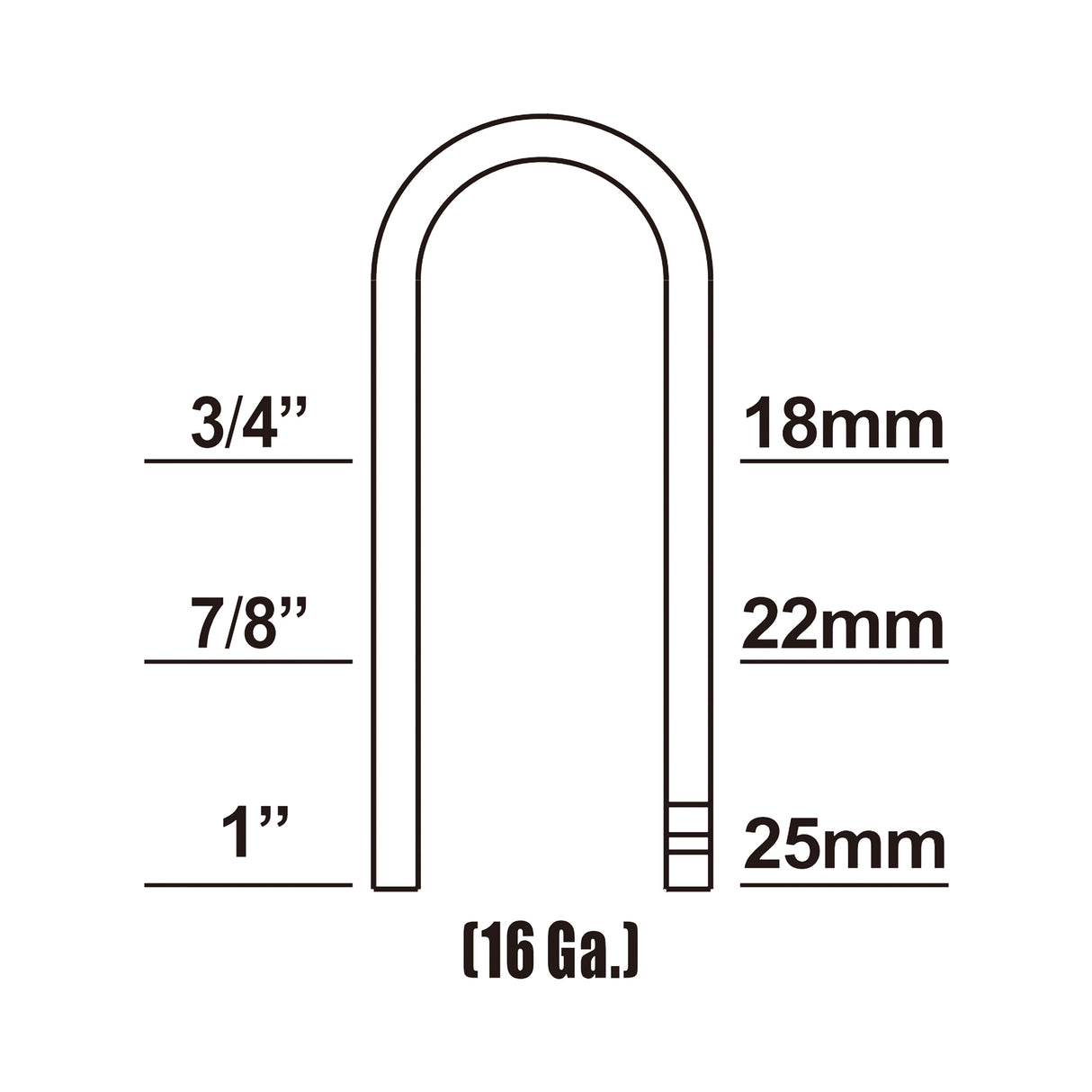Pneumatic 16-Gauge 1" Fencing Stapler