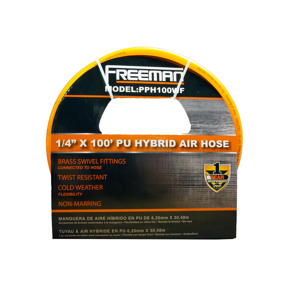 1/4" x 100' PU Hybrid Air Hose