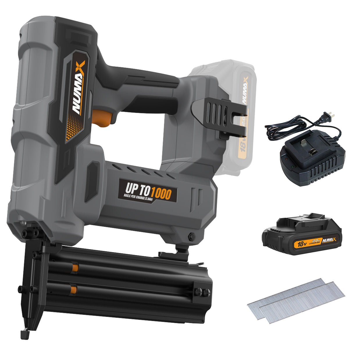 18V Cordless 18-Gauge 2" Brad Nailer Kit