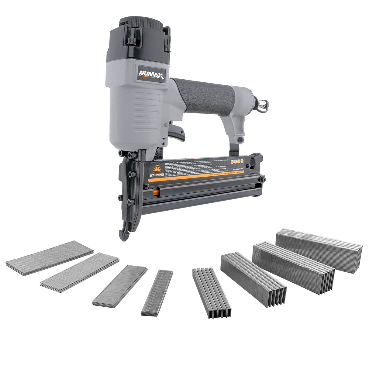 Pneumatic 2-in-1 18-Gauge 2" Brad Nailer / Stapler with Fasteners