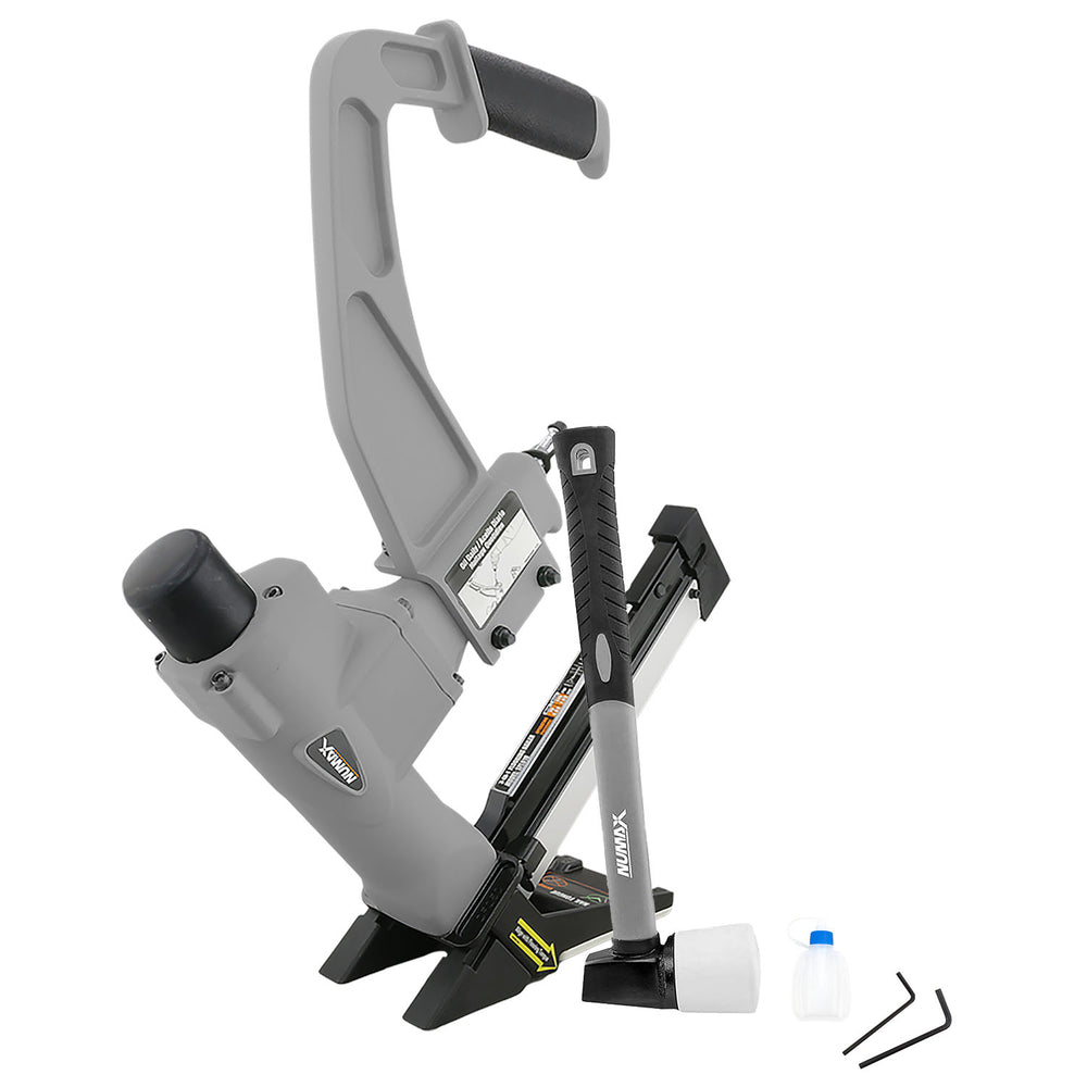 Pneumatic 3-in-1 15.5-Gauge and 16-Gauge 2" Flooring Nailer / Stapler