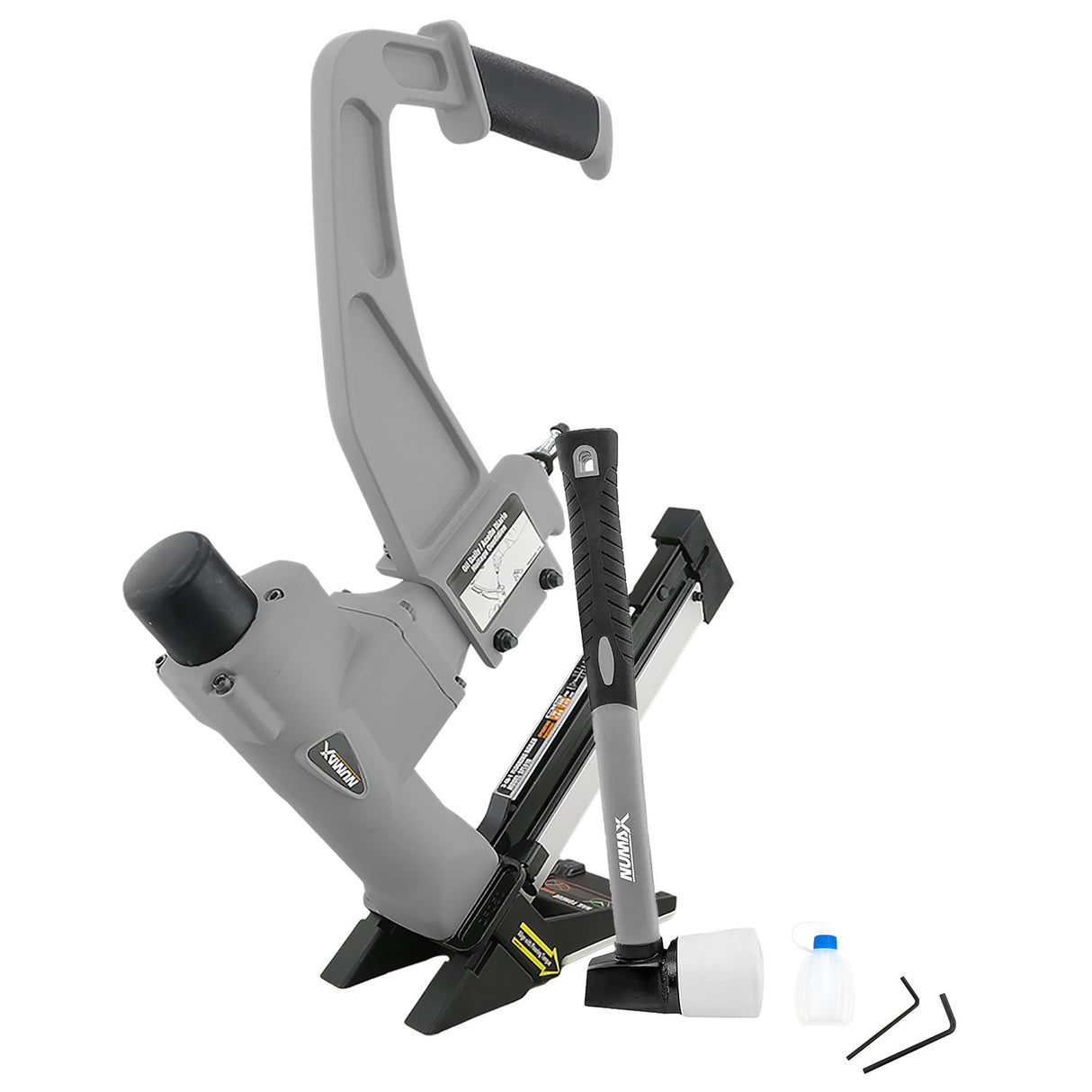 Pneumatic 3-in-1 15.5-Gauge and 16-Gauge 2" Flooring Nailer / Stapler