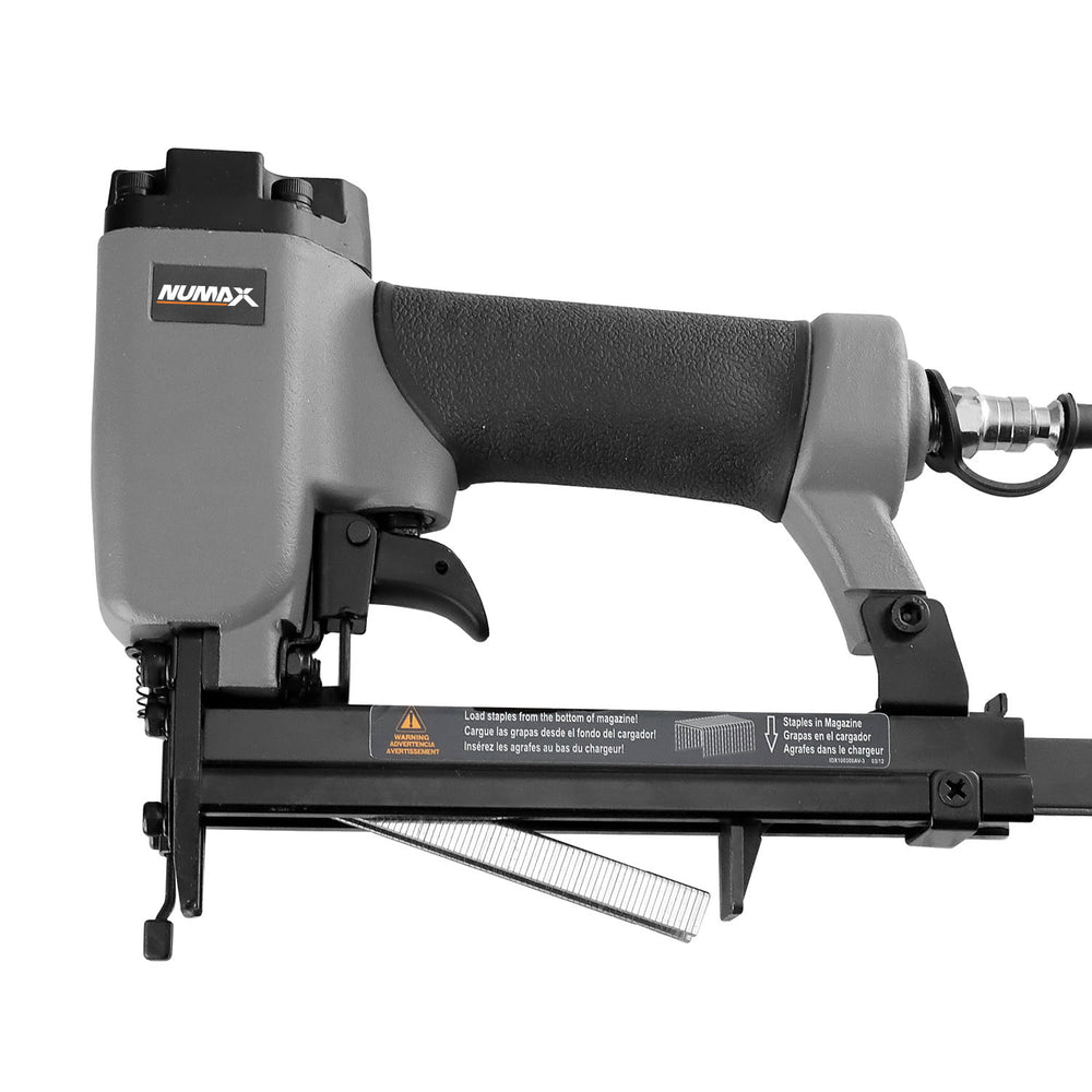 Pneumatic 20-Gauge 9/16" Fine Wire Stapler – Compatible with Arrow® T50® Staples