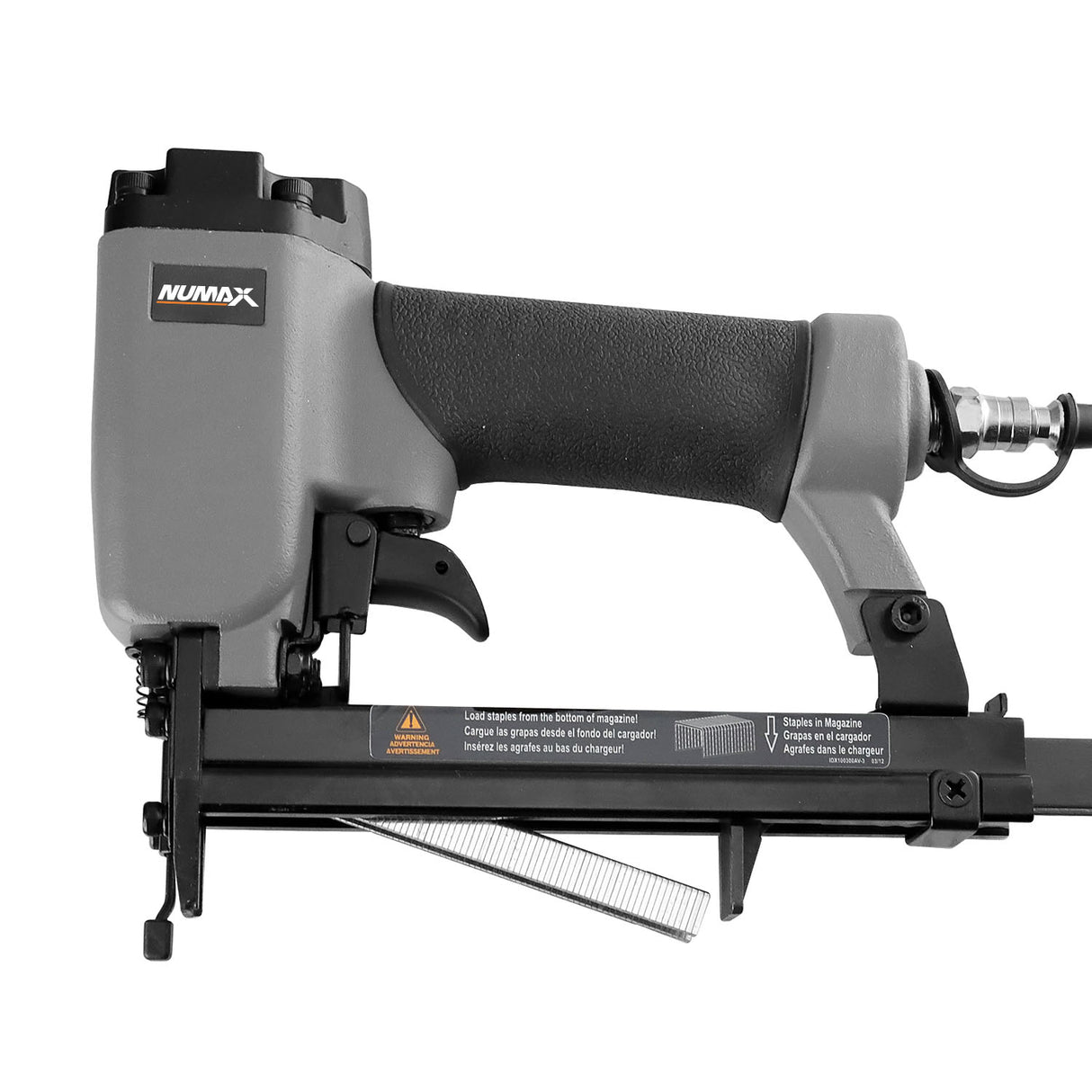 Pneumatic 20-Gauge 9/16" Fine Wire Stapler – Compatible with Arrow® T50® Staples