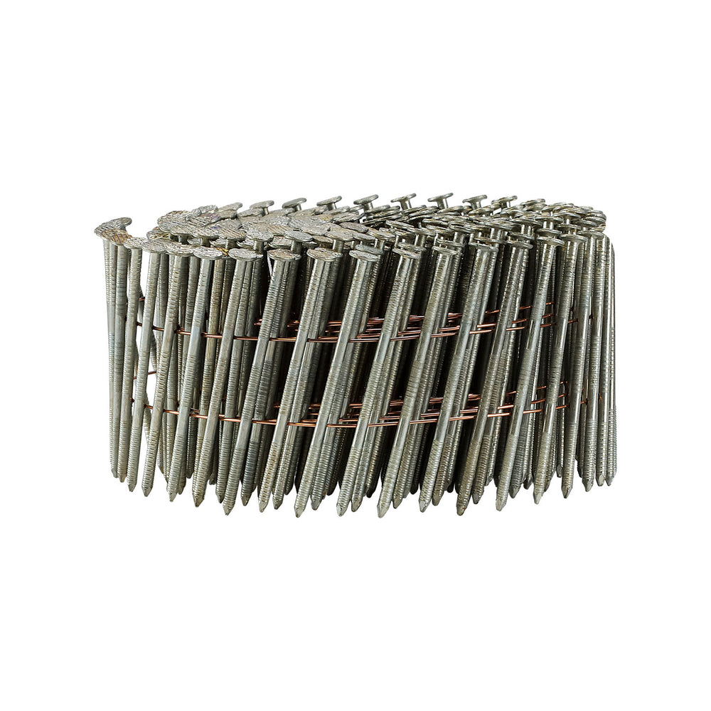 SNRSG92-225WC 15 Degree 2-1/4" Wire Collated Galvanized Ring Shank Coil Siding Nails (3600 Count)