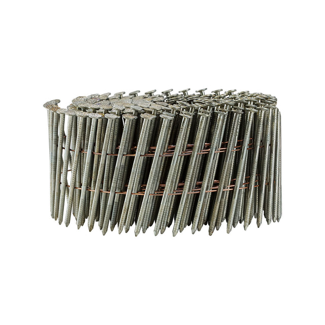 SNRSG92-225WC 15 Degree 2-1/4" Wire Collated Galvanized Ring Shank Coil Siding Nails (3600 Count)