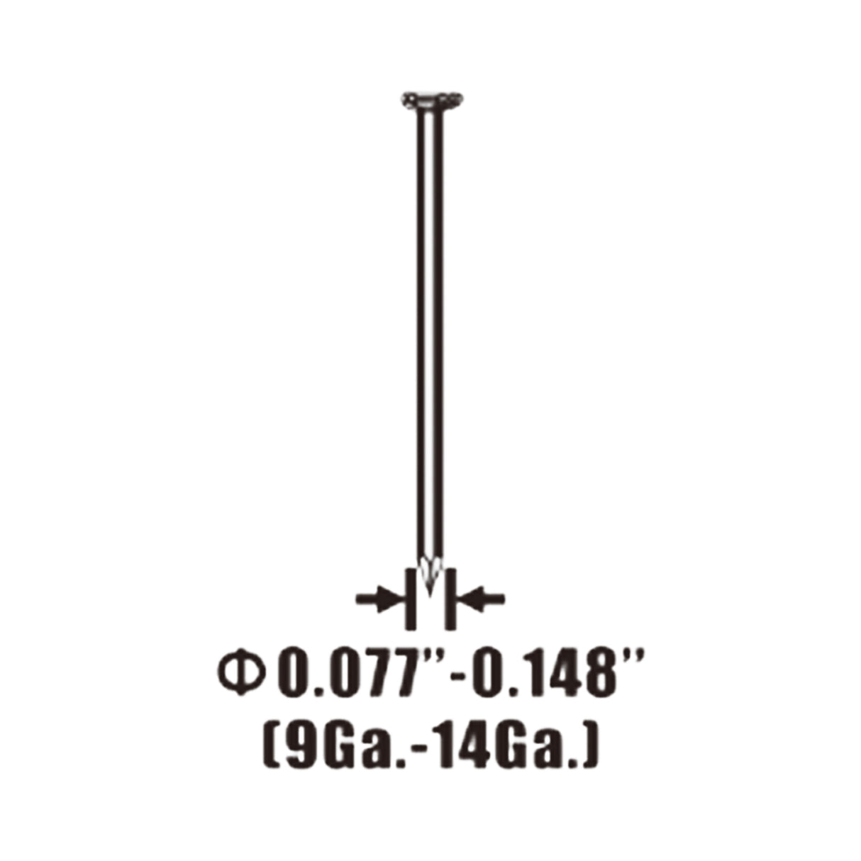 Pneumatic 9-Gauge to 14-Gauge Punch Nailer / Nail Remover