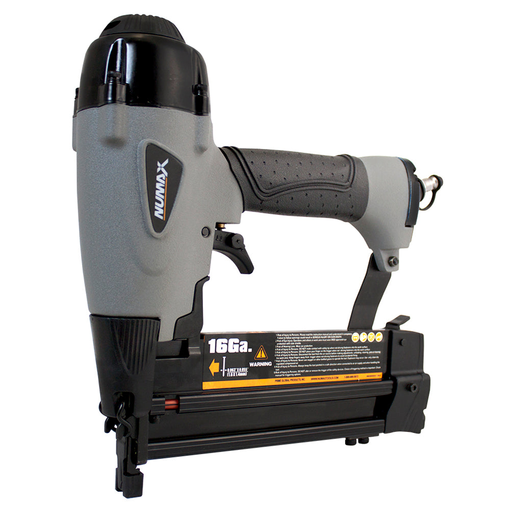 Pneumatic 3-in-1 16-Gauge and 18-Gauge 2-1/2" Finish Nailer / Stapler