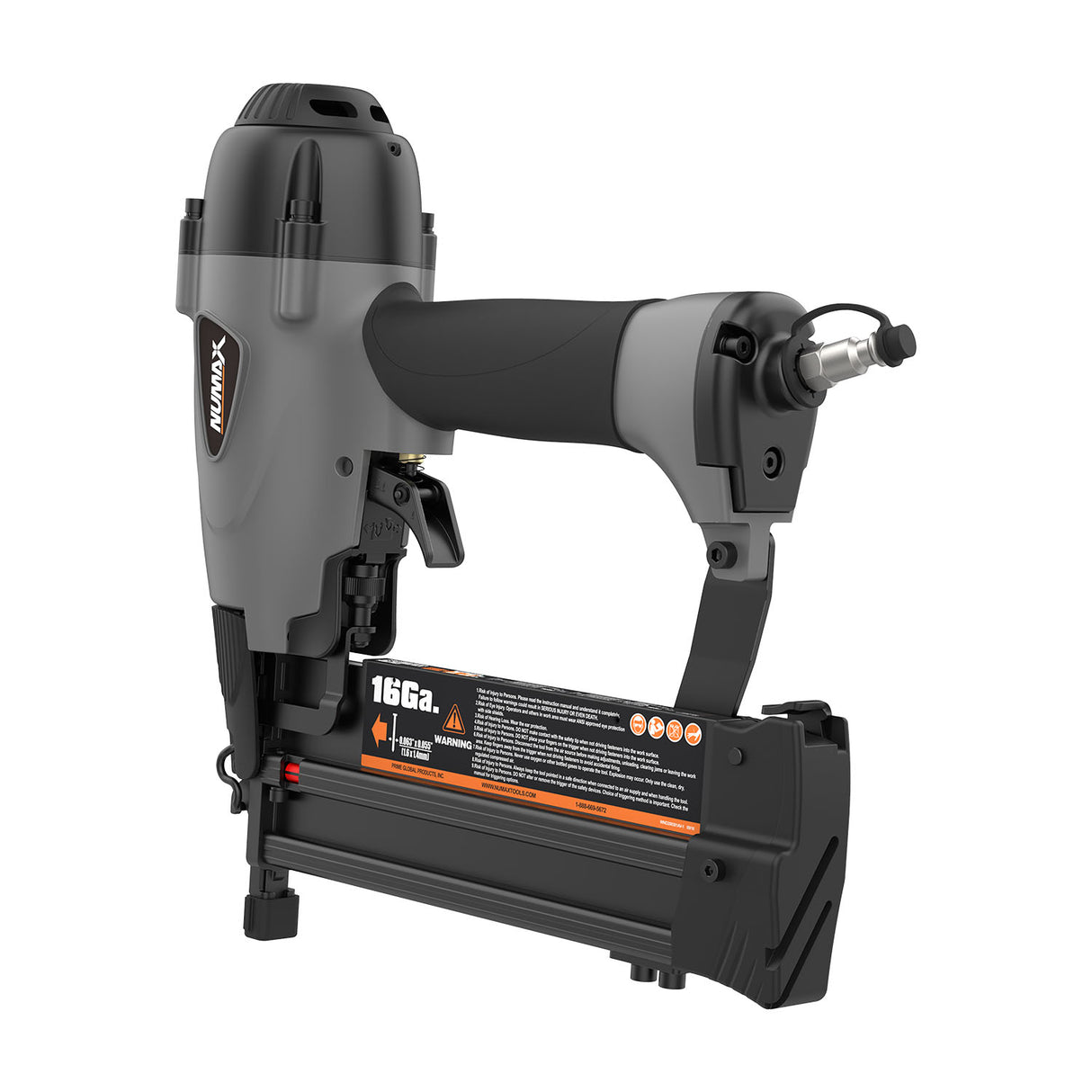 Pneumatic 3-in-1 16-Gauge and 18-Gauge 2-1/2" Finish Nailer / Stapler
