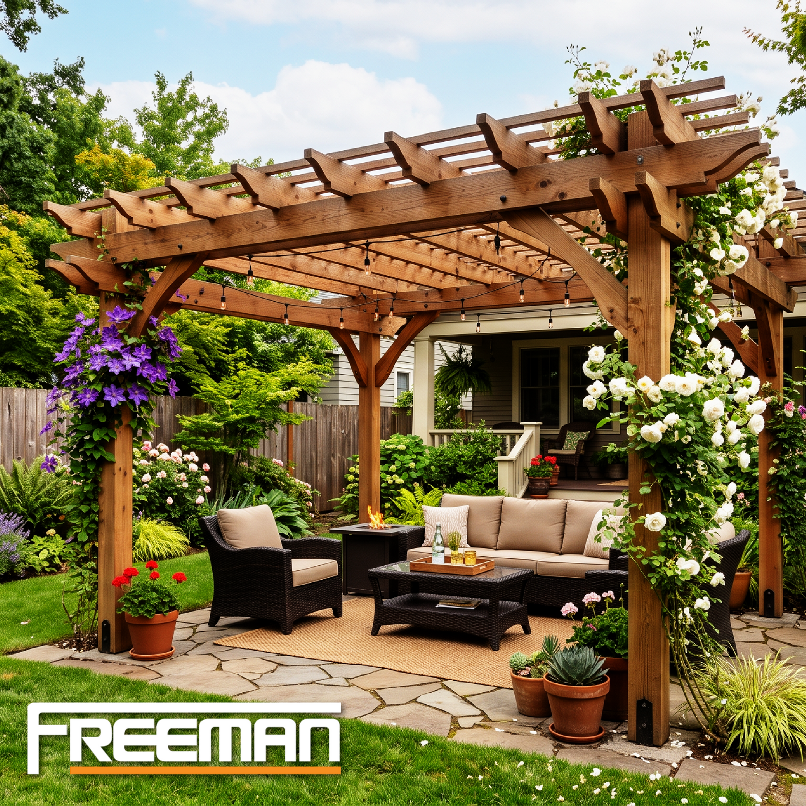 Build a Freestanding Pergola in One Weekend