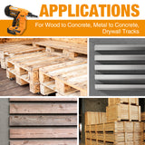 20V Cordless and Brushless 3" Single Pin Concrete Nailer