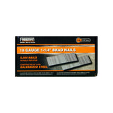 BN18-125-5K 18-Gauge 1-1/4" Glue Collated Brad Nails (5000 Count)