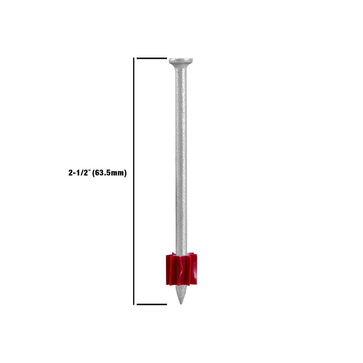 CNDPN25 2-1/2" Concrete Drive Pins without Washers (100 Count)