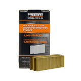 CS16-34 16-Gauge 3/4" Glue Collated Construction Staples with 7/16" Crown (2000 Count)