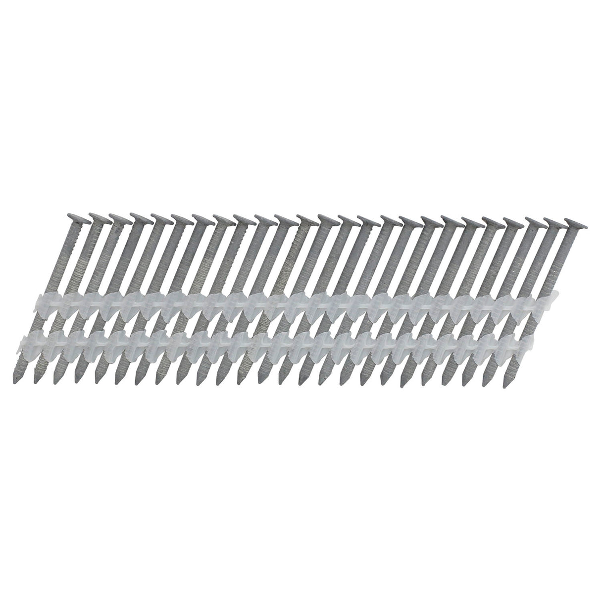 FR.113-2GRS 21 Degree .113" x 2" Plastic Collated Galvanized Ring Shank Full Round Head Framing Nails (2000 Count)