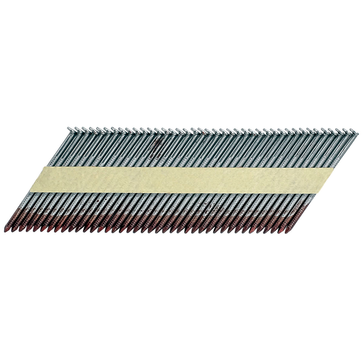 FR.113-34-238BRS 34 Degree .113" x 2-3/8" Paper Collated Bright Finish Ring Shank Clipped Head Framing Nails (2000 Count)