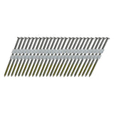 FR.120-3B-4K 21 Degree .120" x 3" Plastic Collated Bright Finish Smooth Shank Full Round Head Framing Nails (4000 Count)