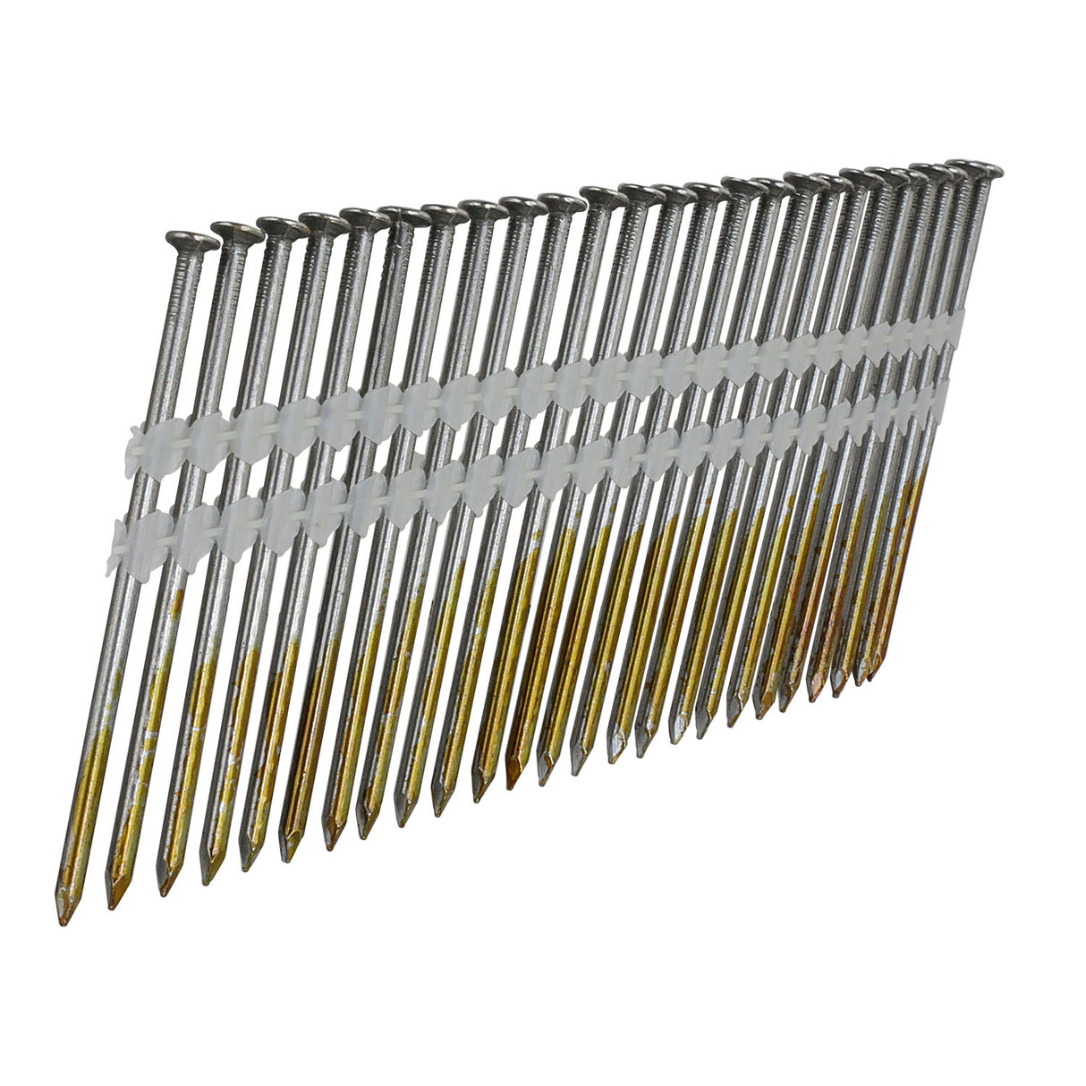 FR.131-314B 21 Degree .131" x 3-1/4" Plastic Collated Bright Finish Smooth Shank Full Round Head Framing Nails (2000 Count)