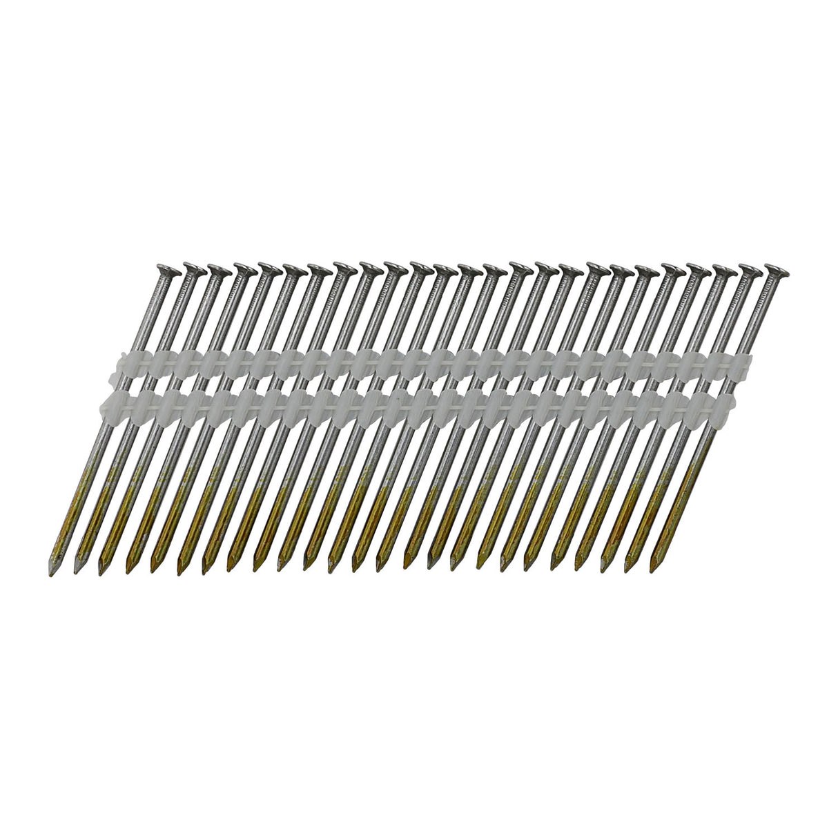 FR.131-314B 21 Degree .131" x 3-1/4" Plastic Collated Bright Finish Smooth Shank Full Round Head Framing Nails (2000 Count)