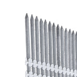 FR.131-314GRS 21 Degree .131" x 3-1/4" Plastic Collated Galvanized Ring Shank Full Round Head Framing Nails (2000 Count)