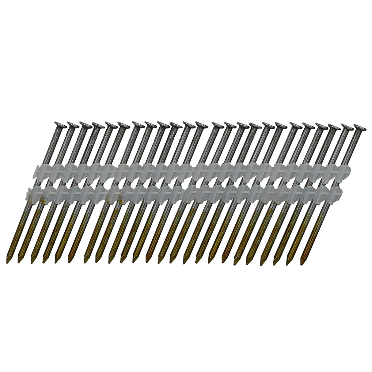 FR.131-3B 21 Degree .131" x 3" Plastic Collated Bright Finish Smooth Shank Full Round Head Framing Nails (2000 Count)