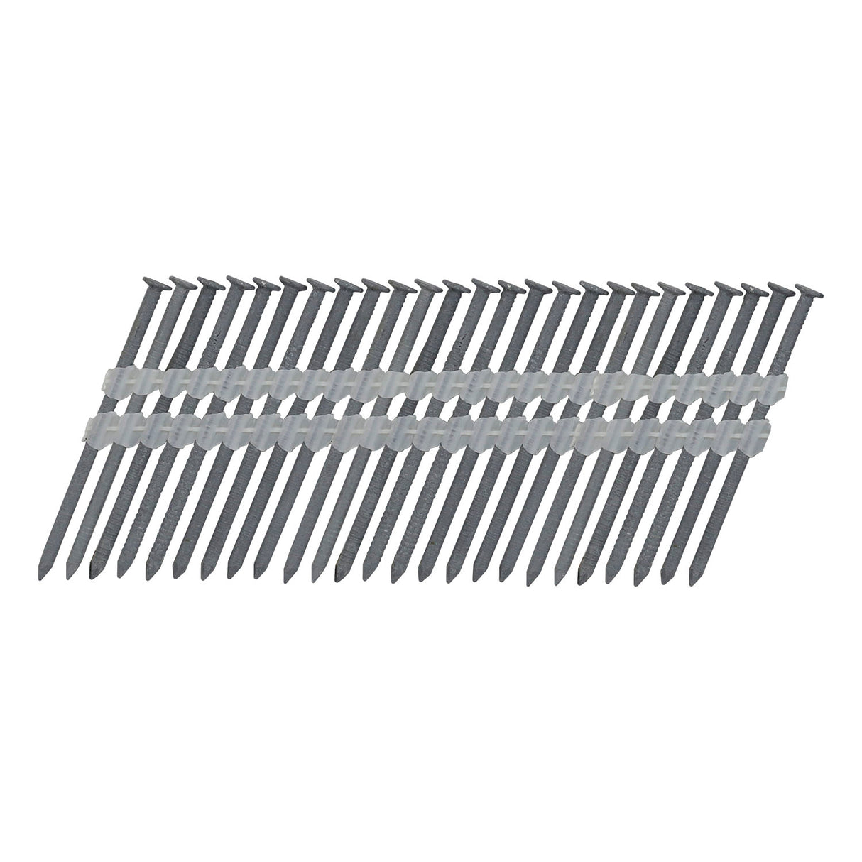 FR.131-3HDGRS 21 Degree .131" x 3" Plastic Collated Exterior Galvanized Ring Shank Full Round Head Framing Nails (2000 Count)