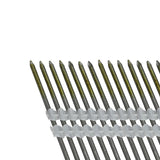 FR21120-3B 21 Degree .120" x 3" Plastic Collated Bright Finish Smooth Shank Full Round Head Framing Nails (2000 Count)