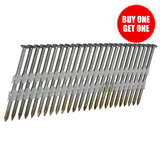 21 Degree 2-3/8" Plastic Collated Smooth Shank Full Round Head Framing Nails (500 Count)